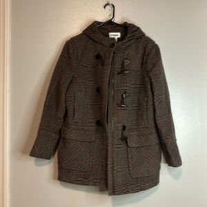 St. John’s women 3/4 Hooded wool coat size XL 70% wool in excellent condition